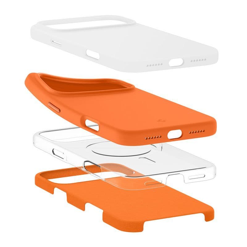Silikonový kryt pro iPhone 17 Pro Spigen Silicone Fit MagSafe - náhled 4