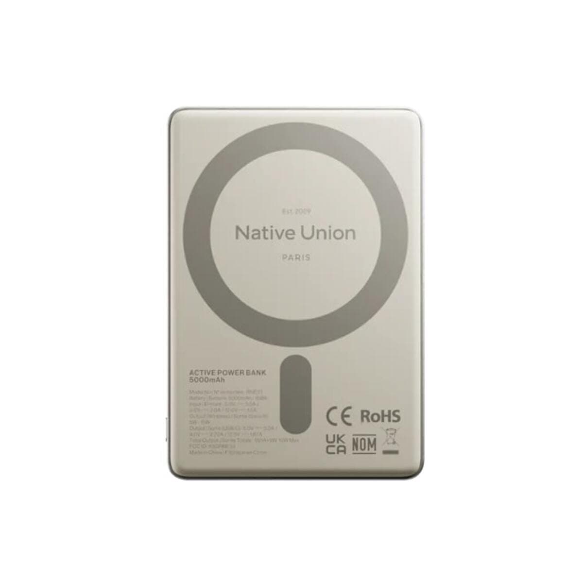 MagSafe powerbanka Native Union Active 5000mAh - stříbrná - náhled 2