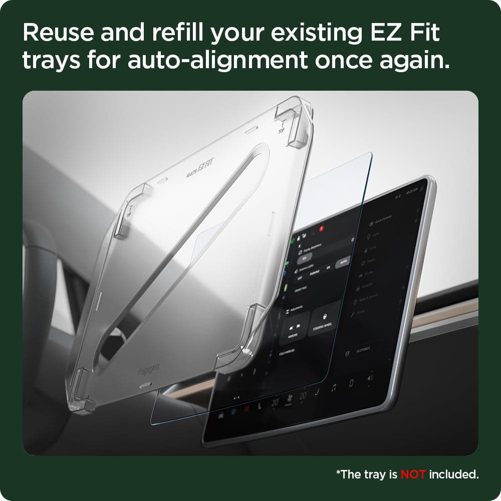 Doplňující ochranné sklo na displej Spigen Tesla EZ Fit Refill Anti Glare Screen Protector - náhled 3