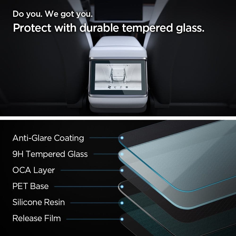 Ochranné sklo pro zadní displej Spigen Tesla Glass.tR Slim Screen Protector - náhled 5