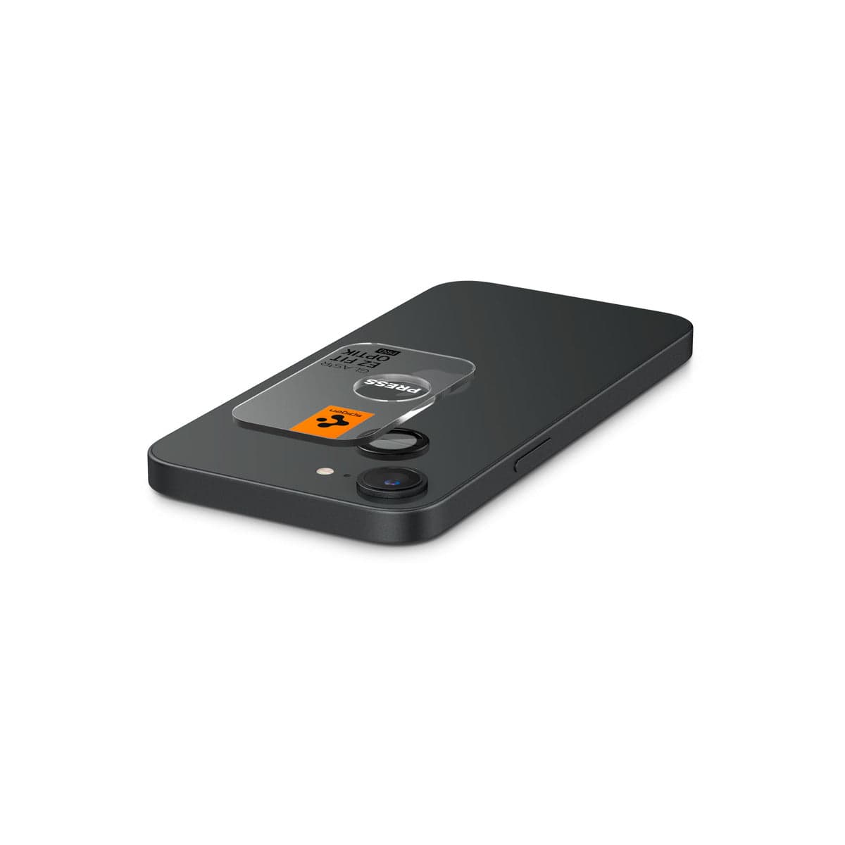 Ochranné sklo na čočku pro iPhone 16e Spigen Glass tR EZ Fit Optik Pro (2ks) - černé - náhled 5