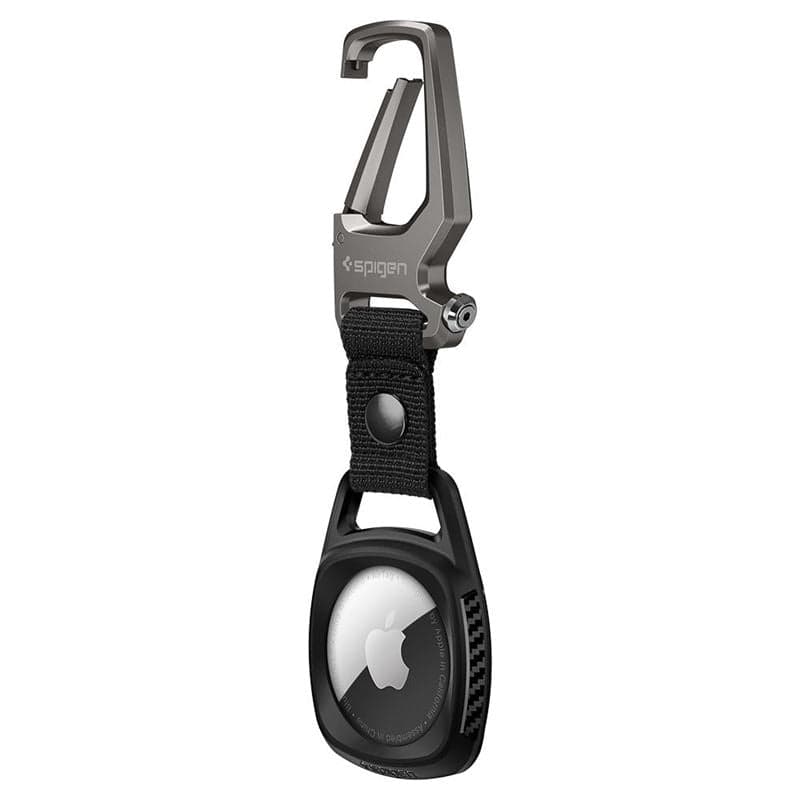 Pouzdro na AirTag Spigen Rugged Armor - černé - náhled 4