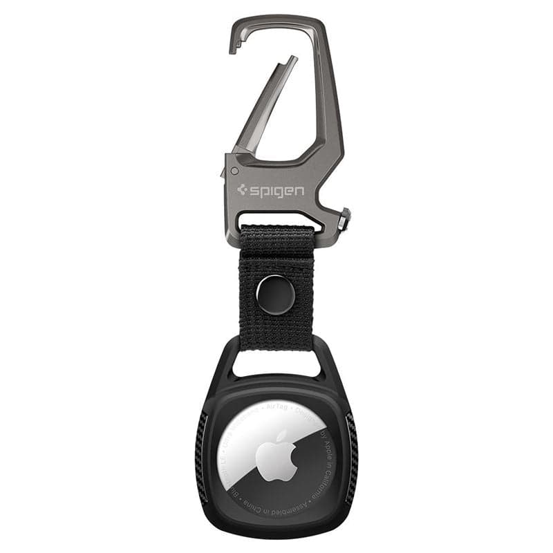 Pouzdro na AirTag Spigen Rugged Armor - černé - náhled 5