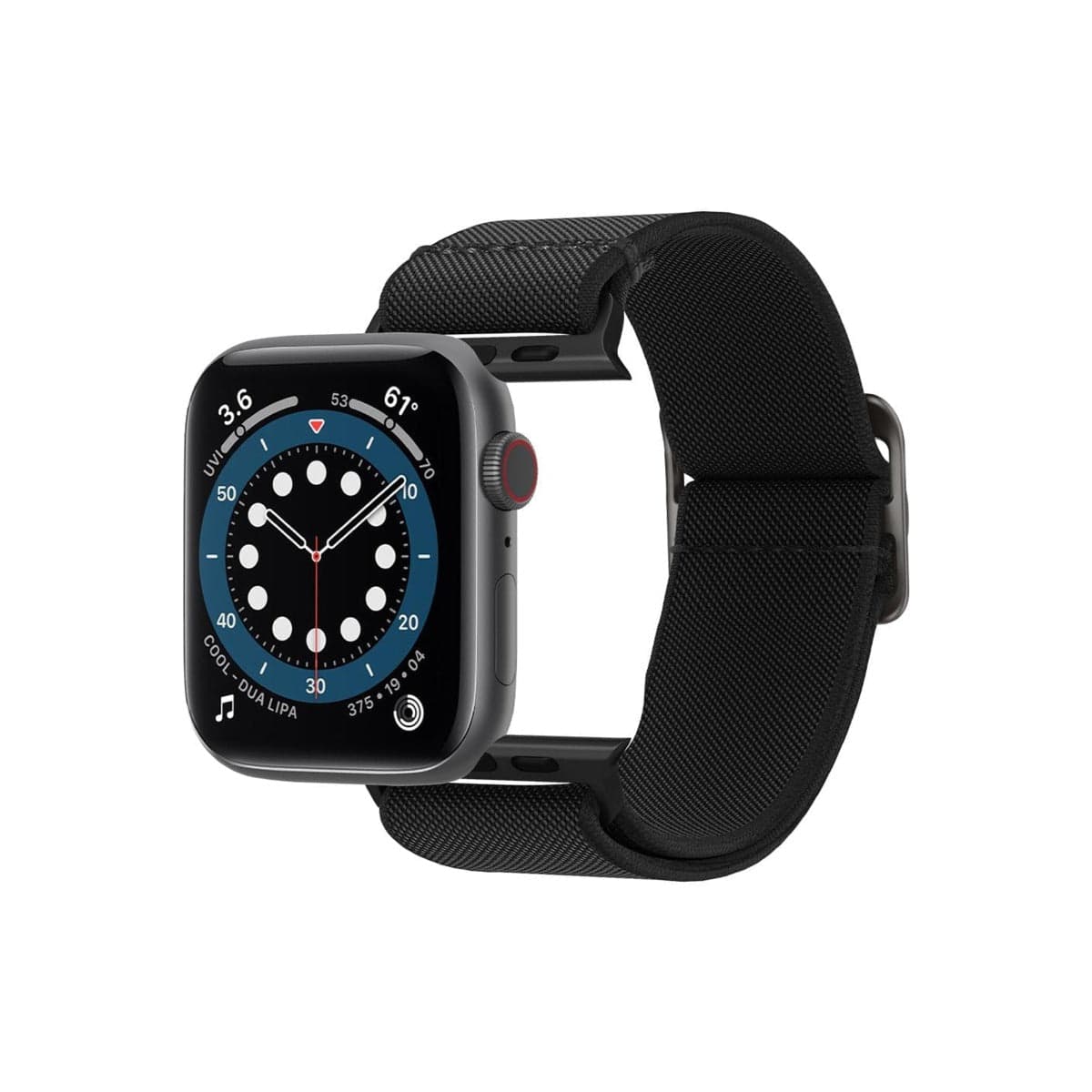 Řemínek pro Apple Watch 42/44/45/49mm Spigen Lite Fit - černý - náhled 3