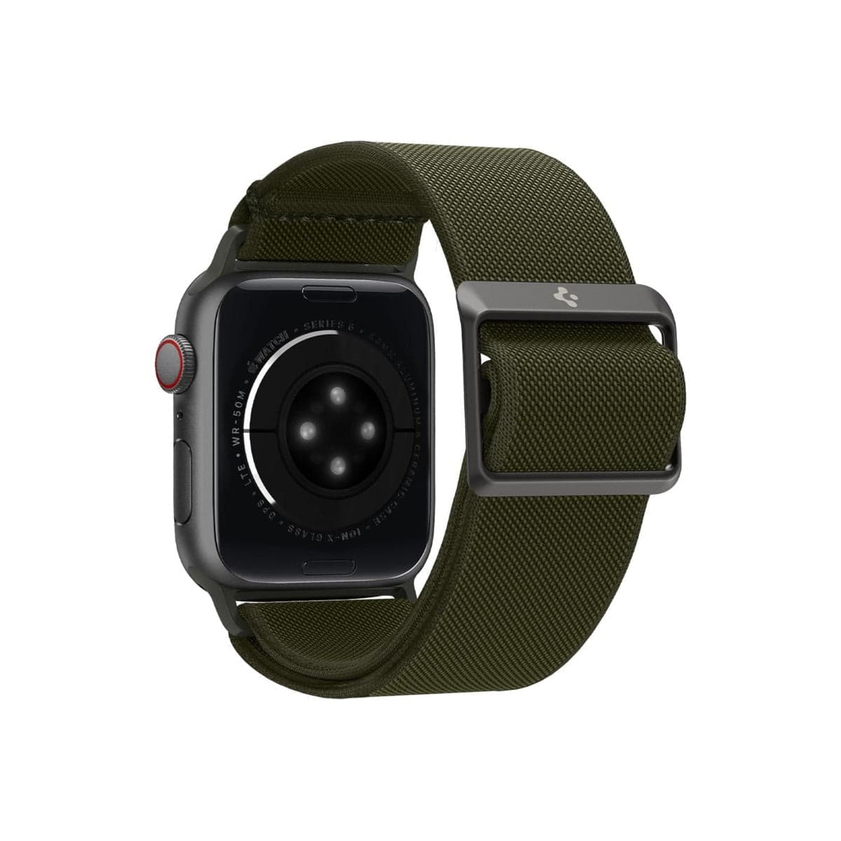 Řemínek pro Apple Watch 42/44/45/49mm Spigen Lite Fit - khaki - náhled 5