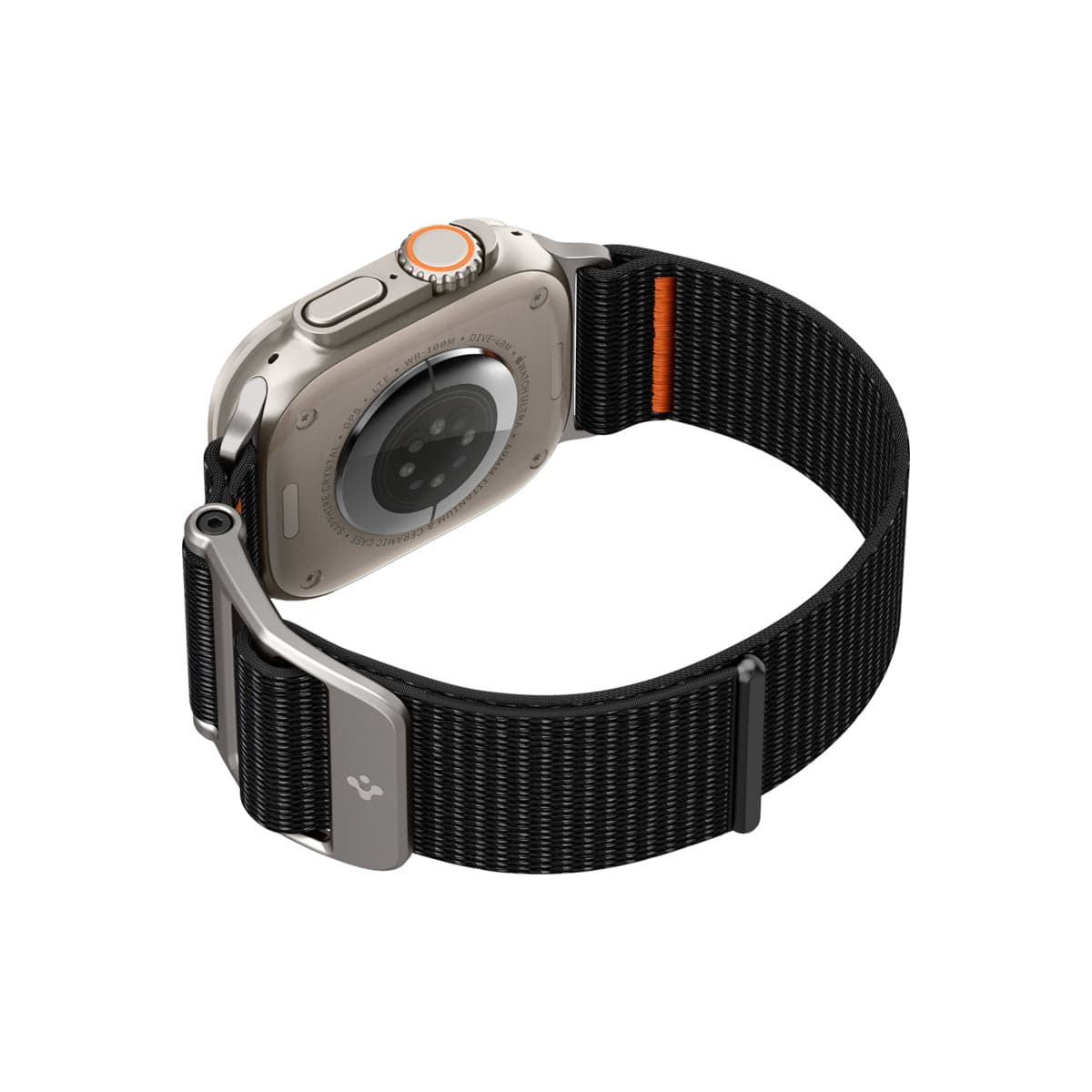 Řemínek pro Apple Watch 42/44/45/49 mm Spigen DuraPro Flex Ultra Band - černý - náhled 4