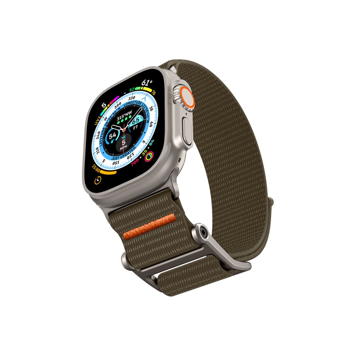 Řemínek pro Apple Watch 42/44/45/49 mm Spigen DuraPro Flex Ultra Band - zelený - náhled 4