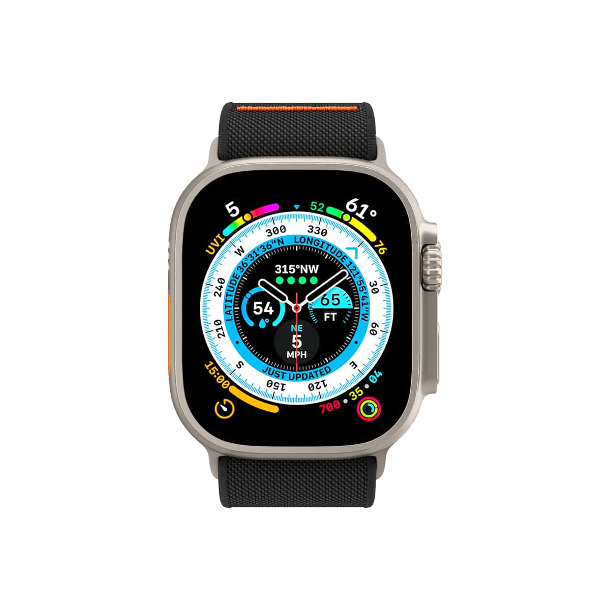 Řemínek pro Apple Watch 42/44/45/49mm Spigen Lite Fit Ultra - černý - náhled 4