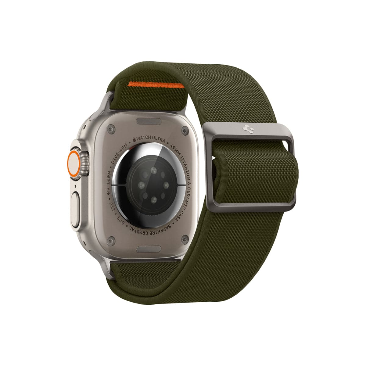 Řemínek pro Apple Watch 42/44/45/49mm Spigen Lite Fit Ultra - khaki - náhled 3