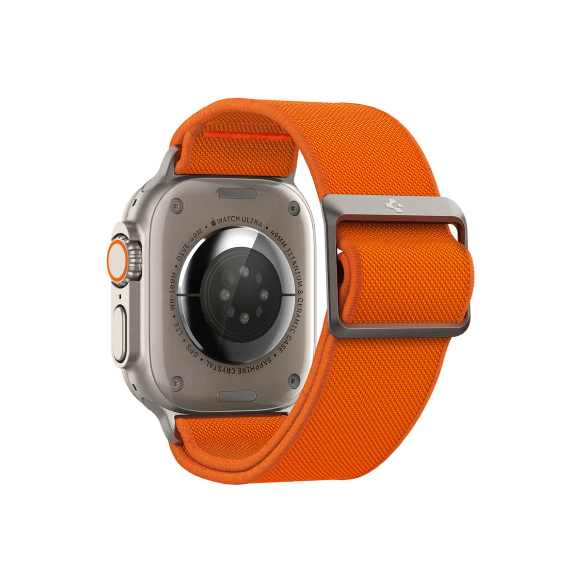 Řemínek pro Apple Watch 42/44/45/49mm Spigen Lite Fit Ultra - oranžový - náhled 3