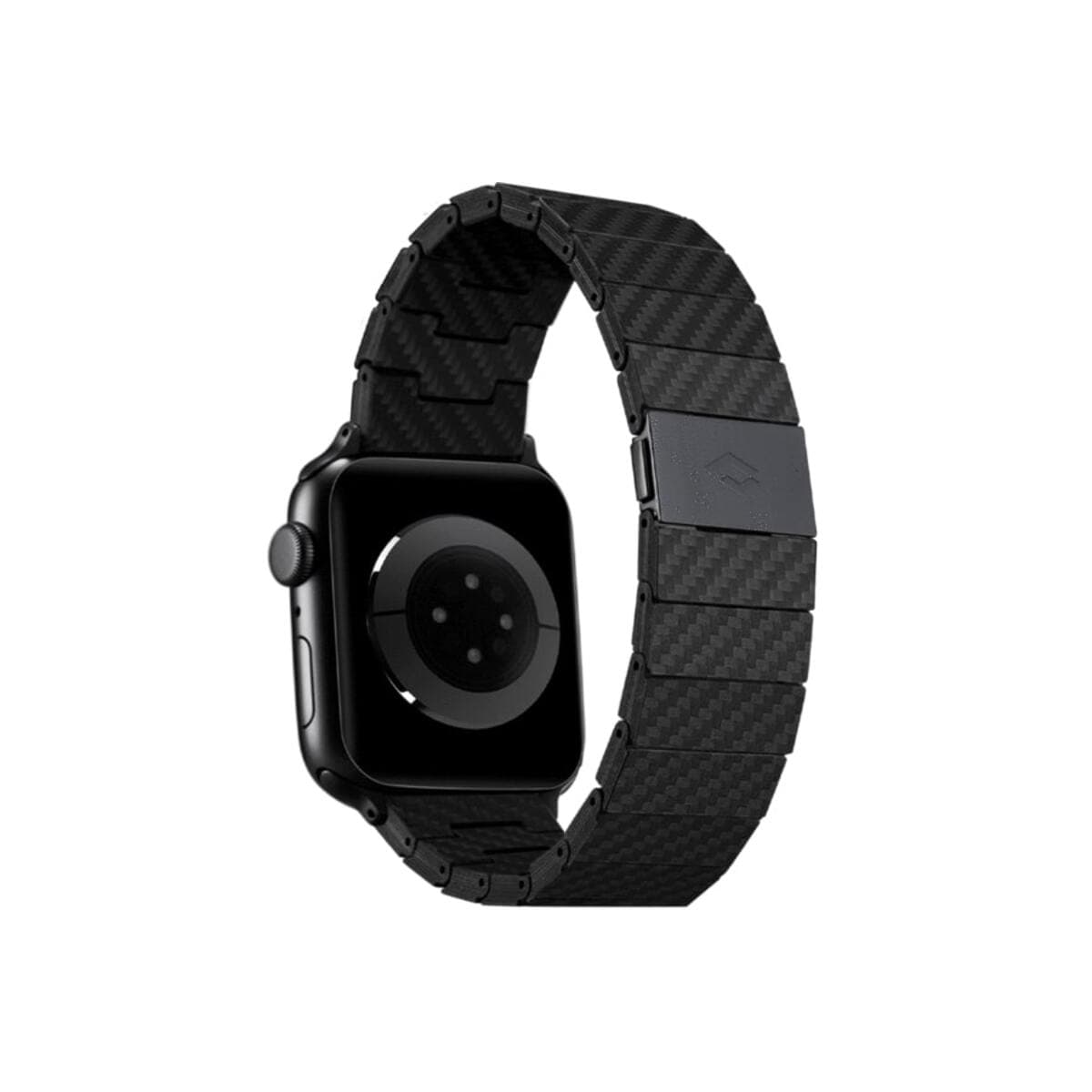 Řemínek pro Apple Watch 42/44/45/49mm Pitaka Carbon Fiber - tmavý - náhled 2