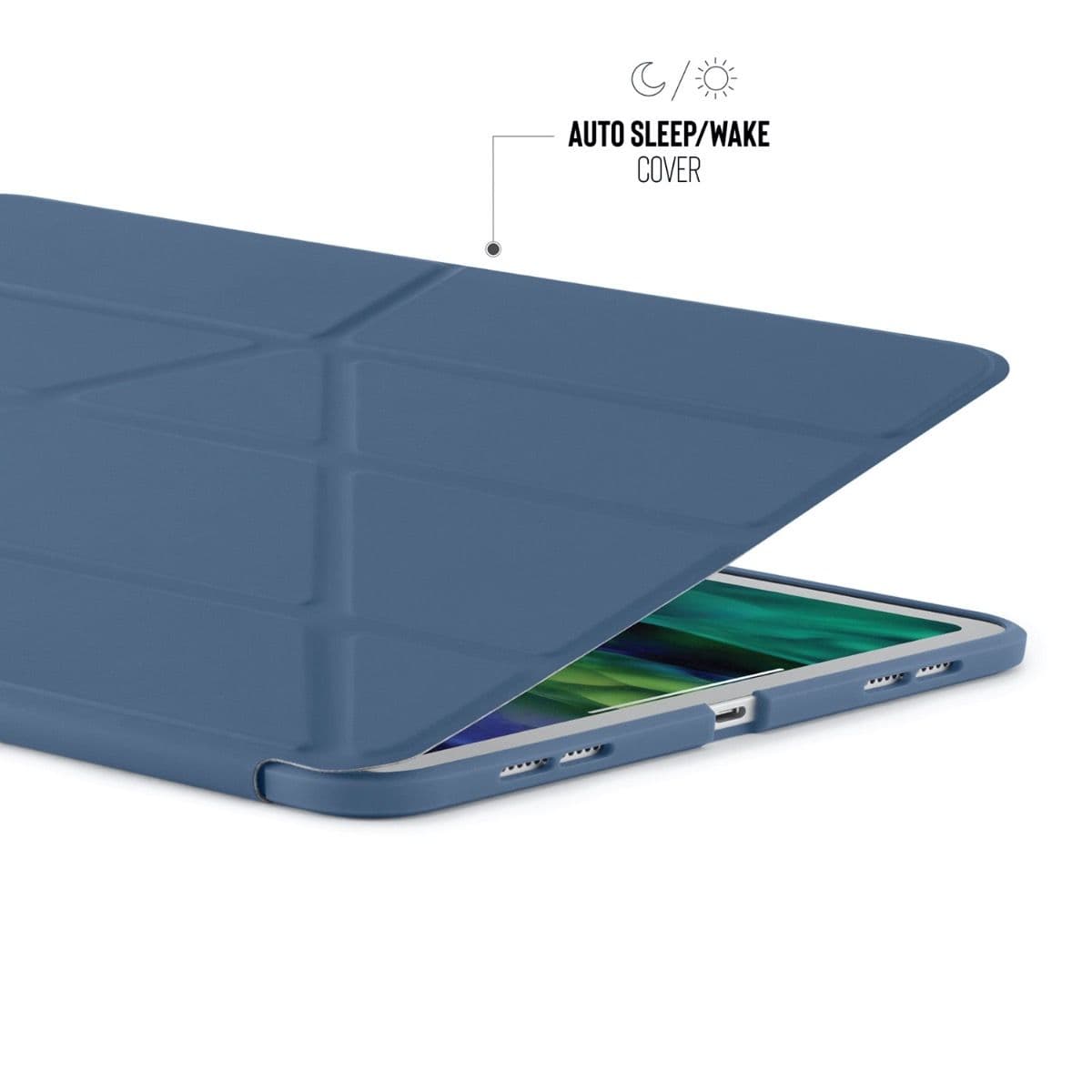 Pouzdro Pipetto Origami pro iPad Air 4 10.9" (2020) - světle modré - náhled 5