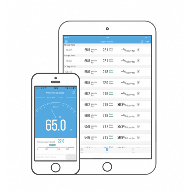 Chytrá osobní váha s analýzou složení těla, iHealth FIT HS2S - náhled 5