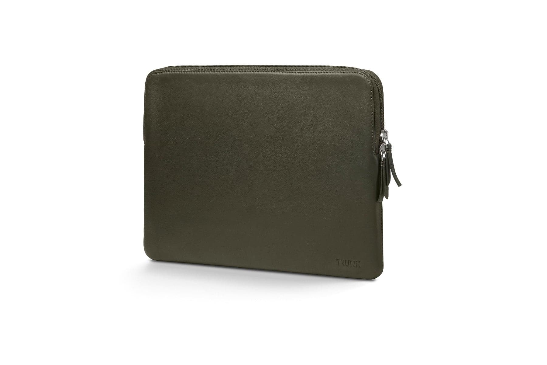 Pouzdro pro MacBook 13" Trunk Leather Sleeve - zelené - náhled 2