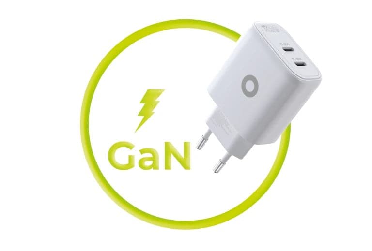 65W adaptér Mobile Origin GaN Dual USB-C Charger MO19 - bílý - náhled 5