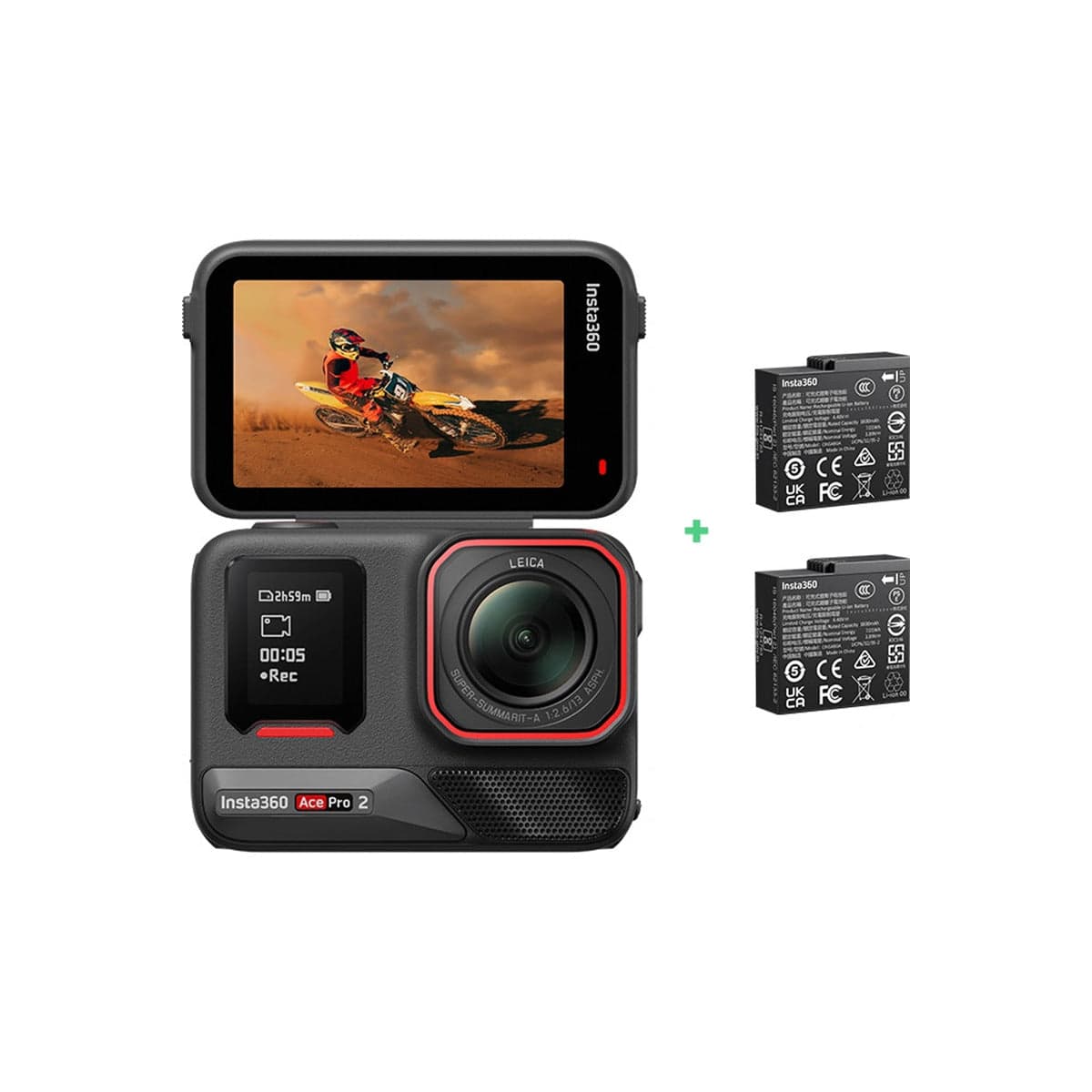Akční kamera Insta360 Ace Pro 2 Dual Battery Bundle - náhled 2