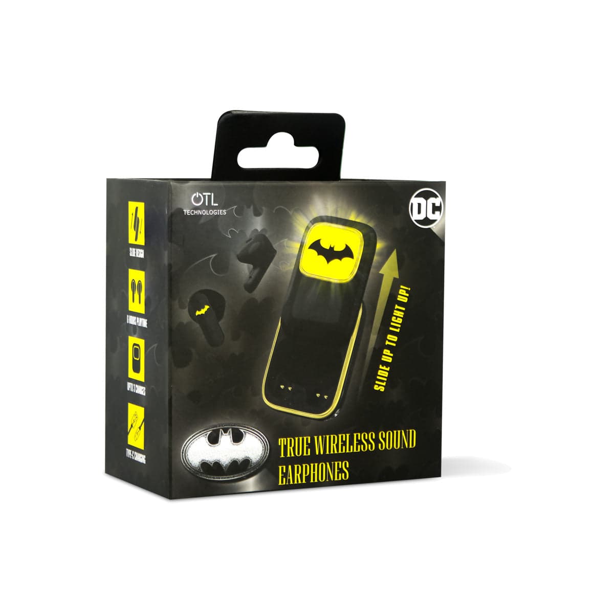 Dětská bezdrátová sluchátka OTL TWS Slide Batman Darknight - náhled 4