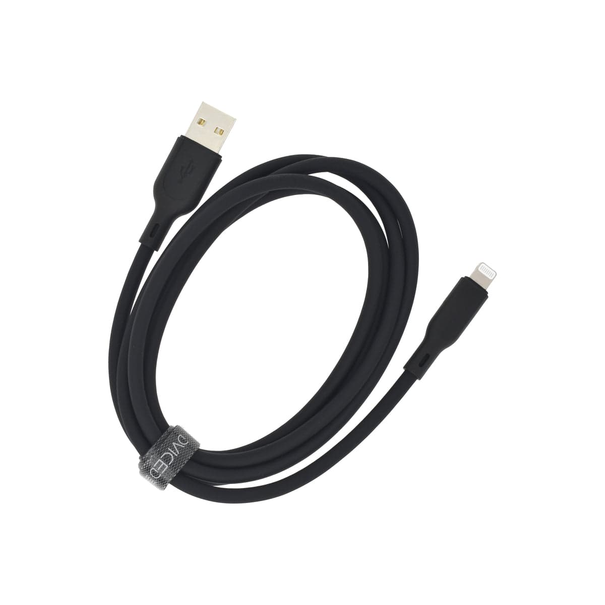 Kabel USB-A / Lightning Dviced 1,25 m – černý - náhled 2