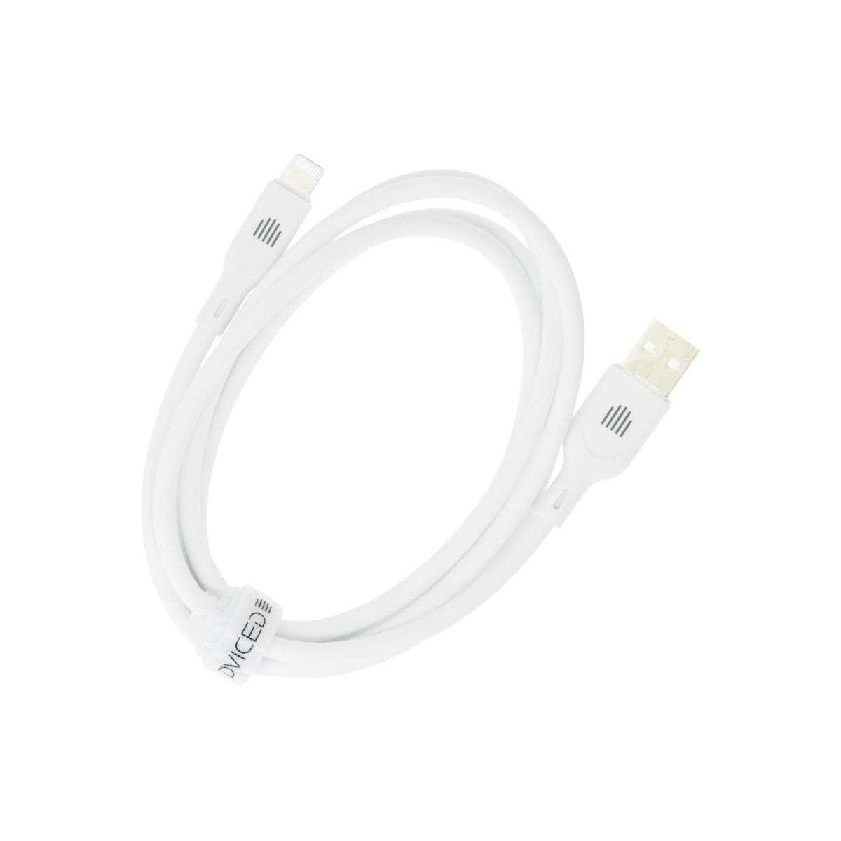 Kabel USB-A / Lightning Dviced 1,25 m – bílý - náhled 2