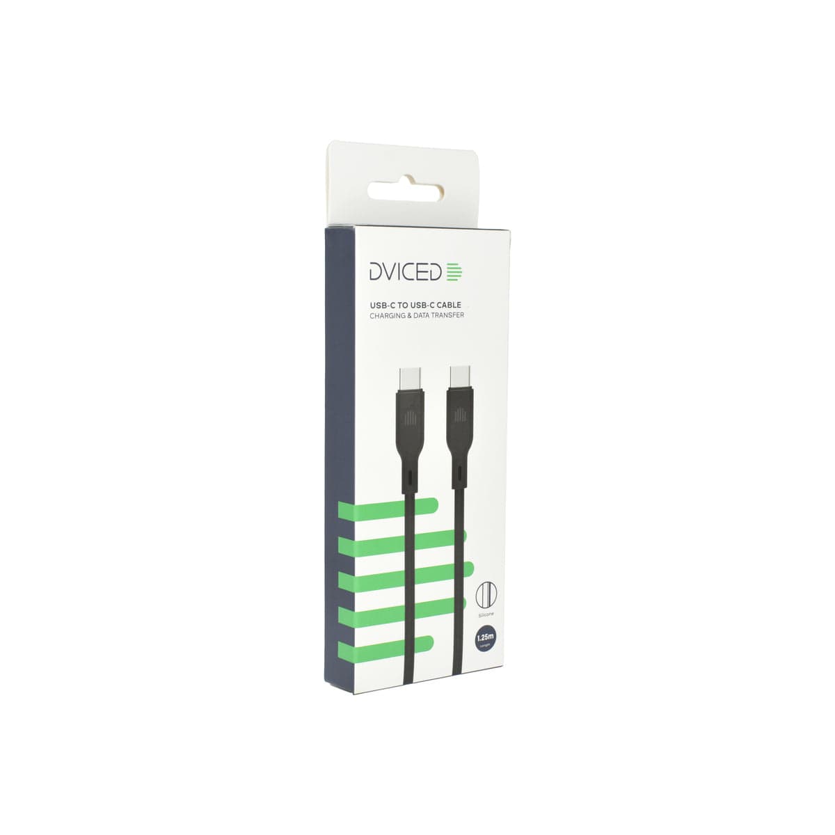 Kabel USB-C / USB-C Dviced 1,25 m – černý - náhled 4