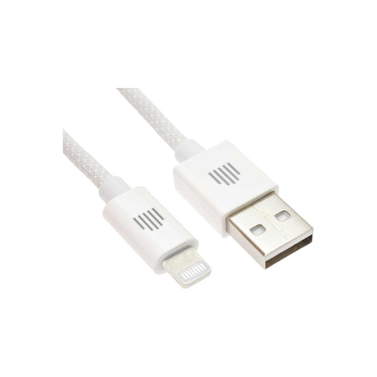 Pletený kabel USB-A / Lightning Dviced 1,25 m – bílý - náhled 3