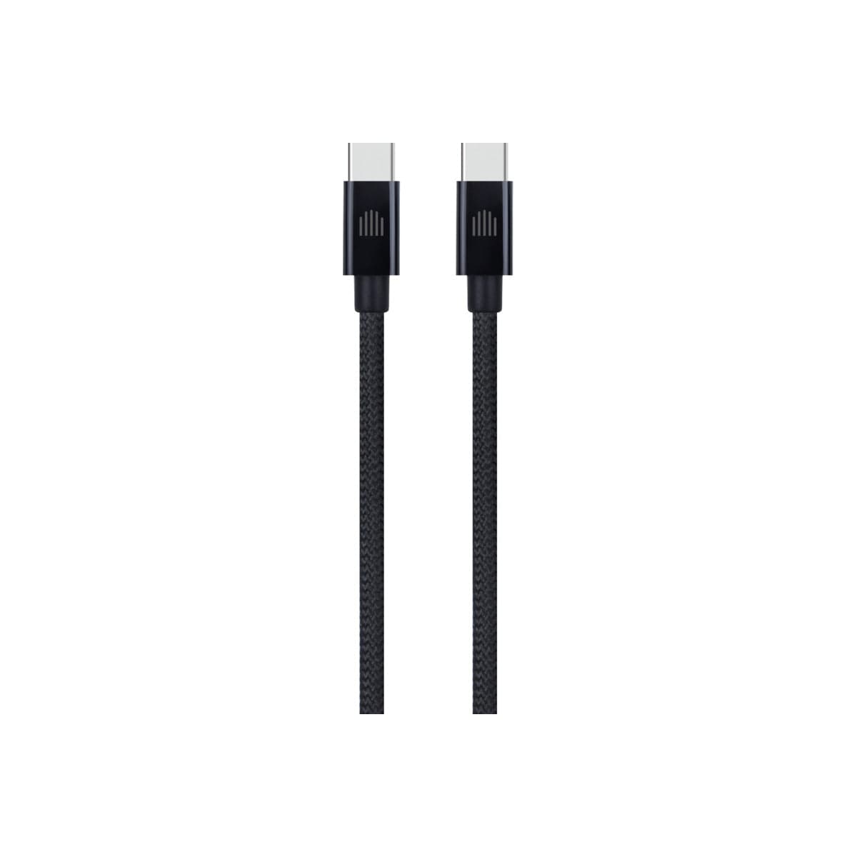 Pletený kabel USB-C / USB-C Dviced 3 m – černý