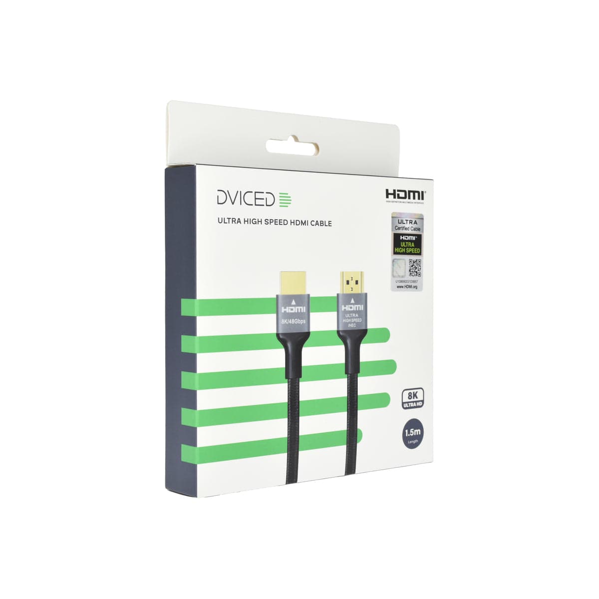 HDMI kabel s opletem Dviced 1,5 m - náhled 4