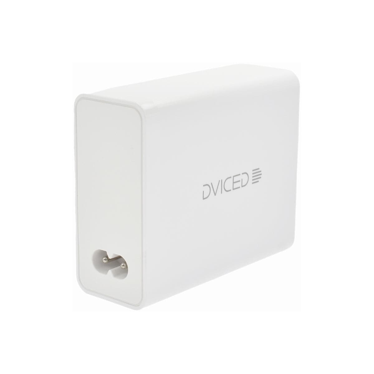 100W stolní nabíječka GaN Dviced 2× USB-A, 2× USB-C – bílá - náhled 2