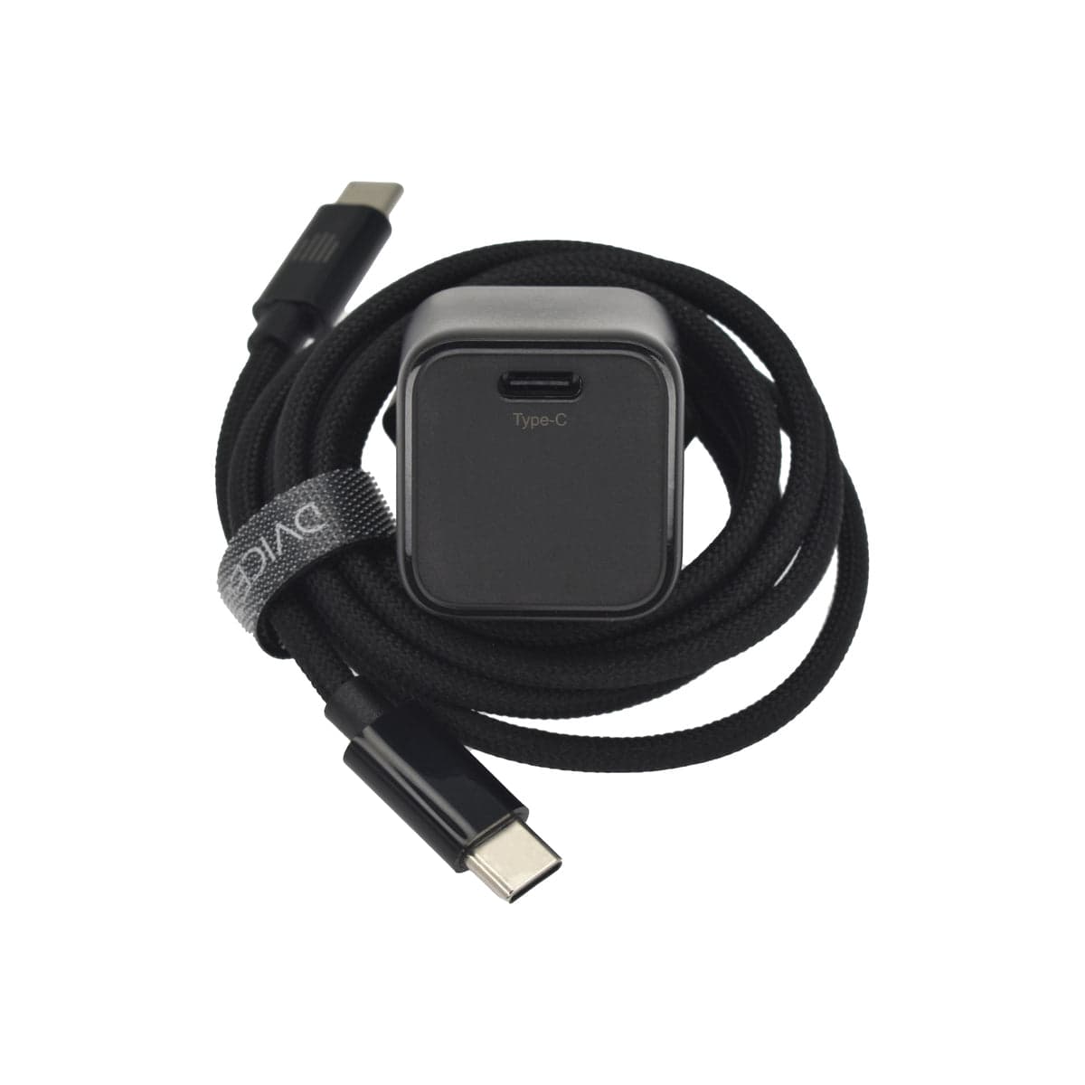 Nabíječka 30W GaN Dviced USB-C s kabelem – černá - náhled 2
