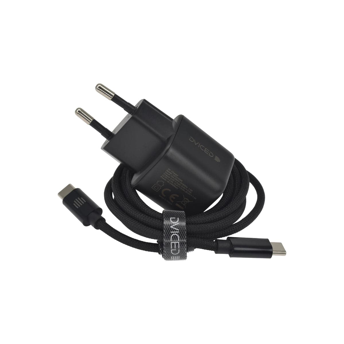 Nabíječka 30W GaN Dviced USB-C s kabelem – černá - náhled 3