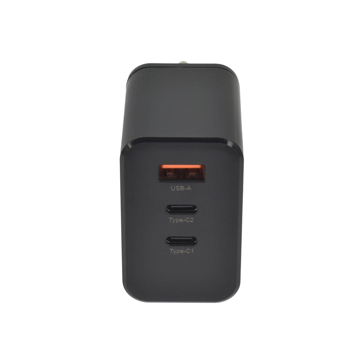 65W nabíječka GaN Dviced 1× USB-A, 2× USB-C – černá - náhled 3
