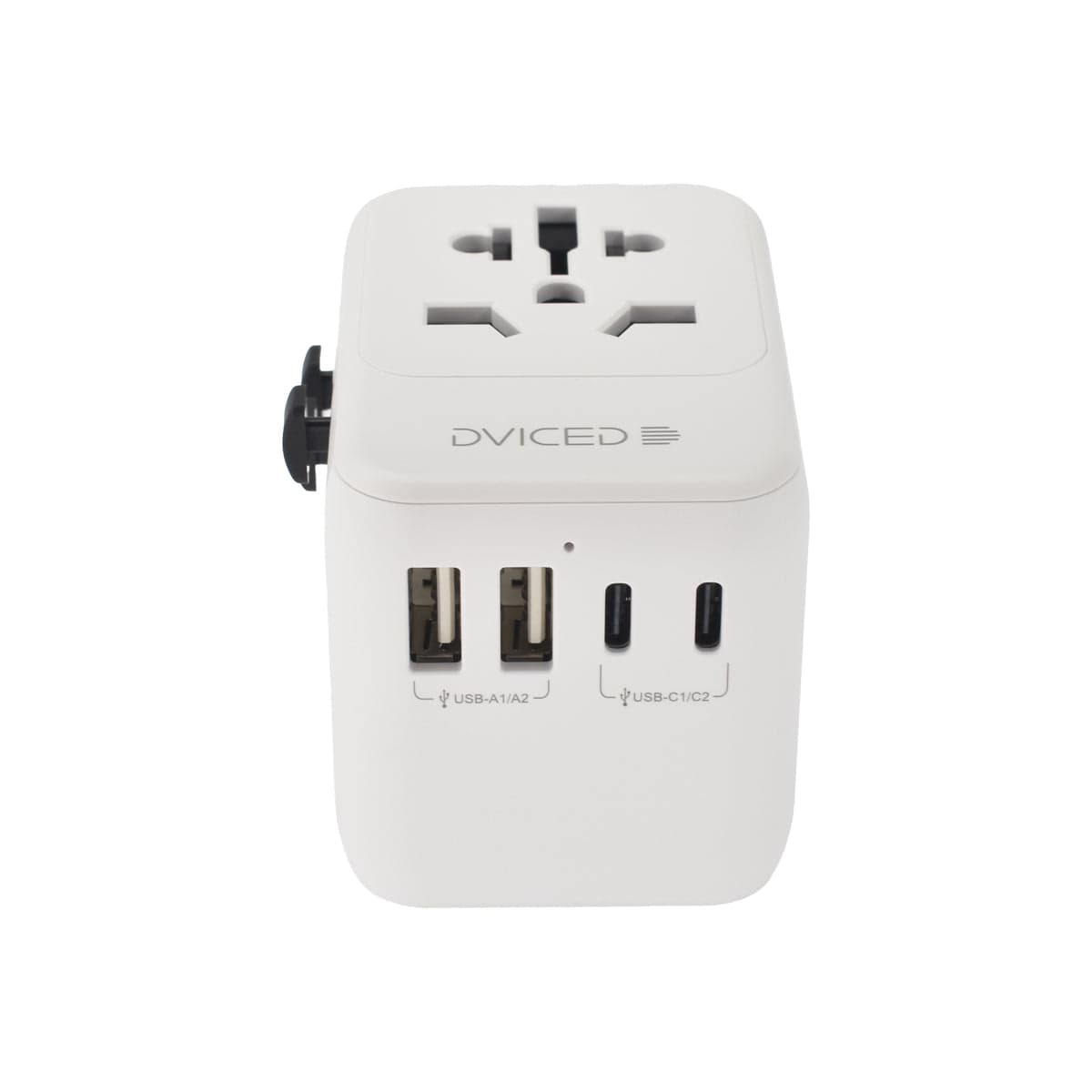 28W cestovní adaptér Dviced Universal – bílý - náhled 2
