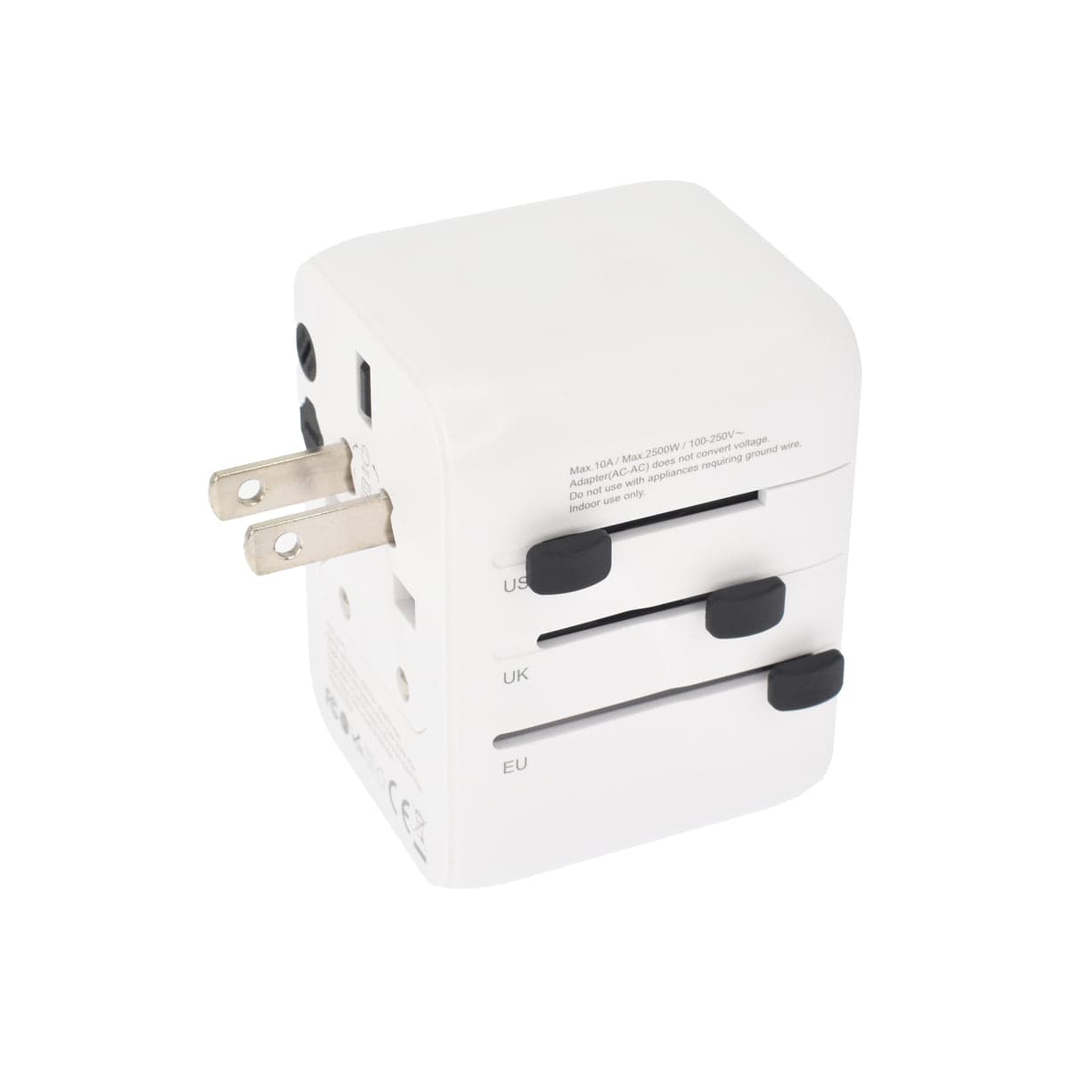 28W cestovní adaptér Dviced Universal – bílý - náhled 3