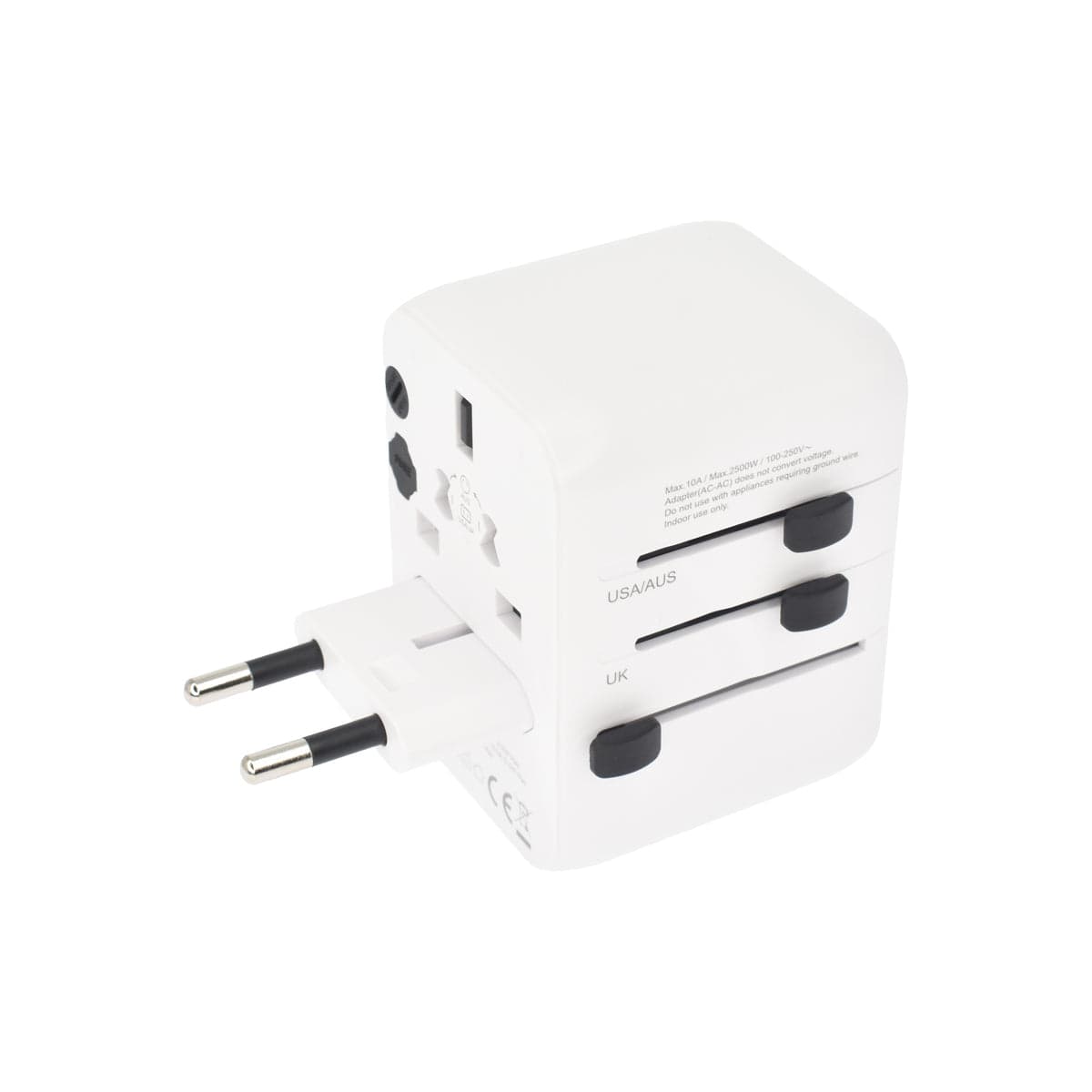28W cestovní adaptér Dviced Universal – bílý - náhled 5