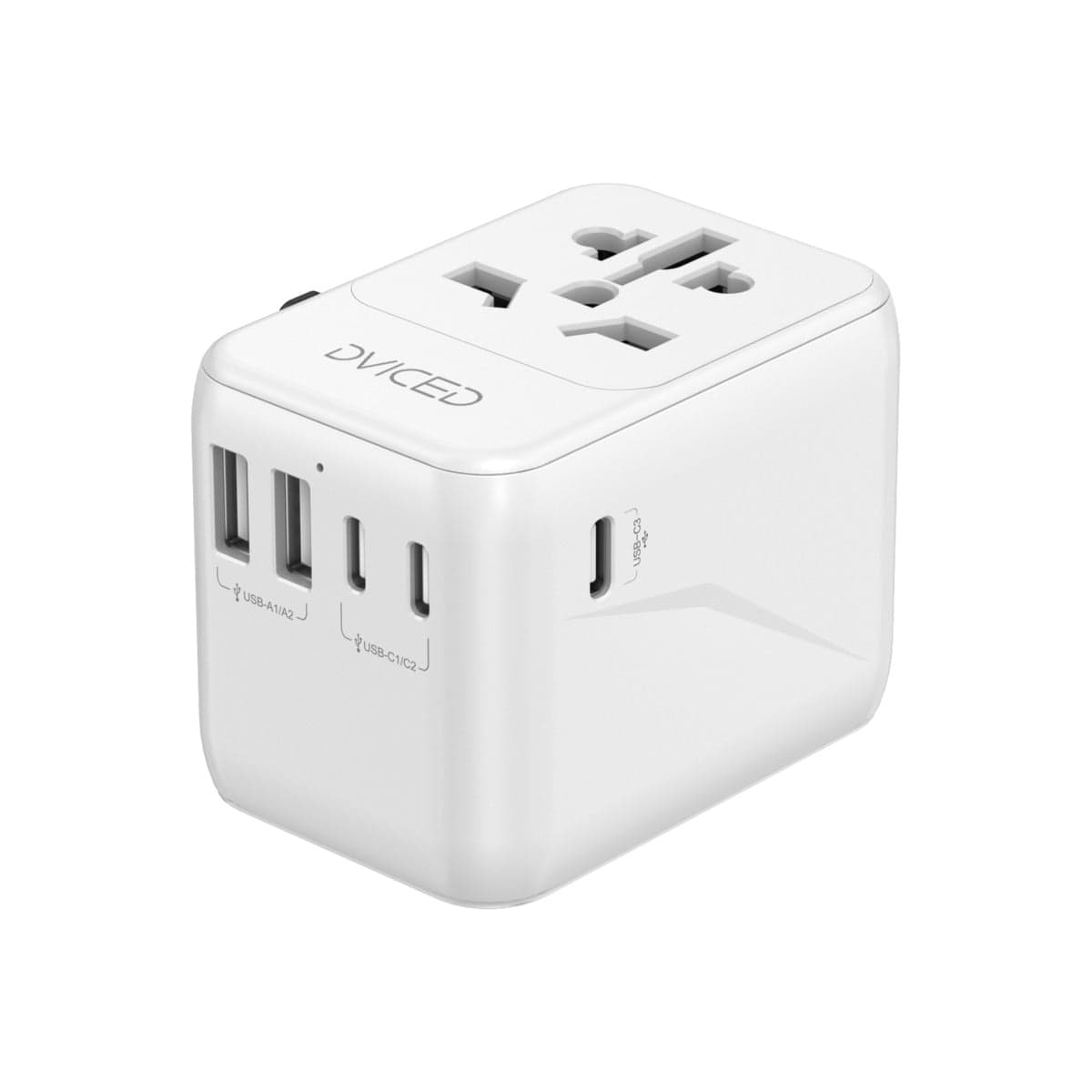 28W cestovní adaptér Dviced Universal – bílý