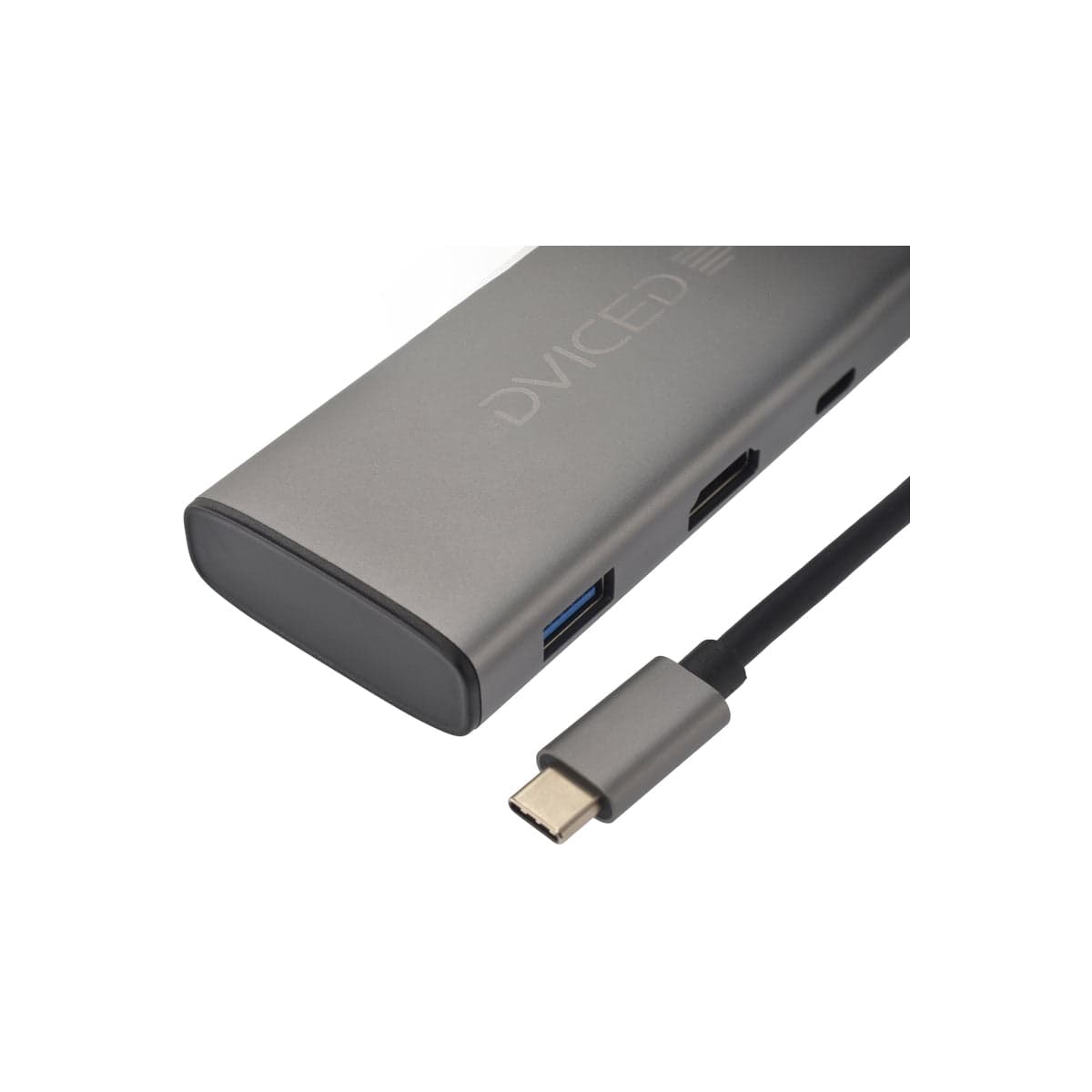 6v1 HUB USB-C Dviced - šedý - náhled 3