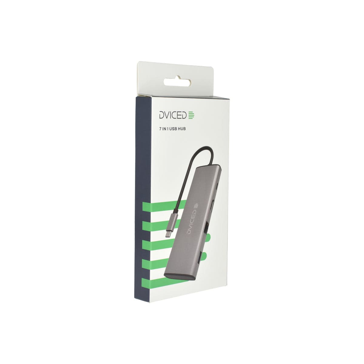7v1 HUB USB-C Dviced - šedý - náhled 4
