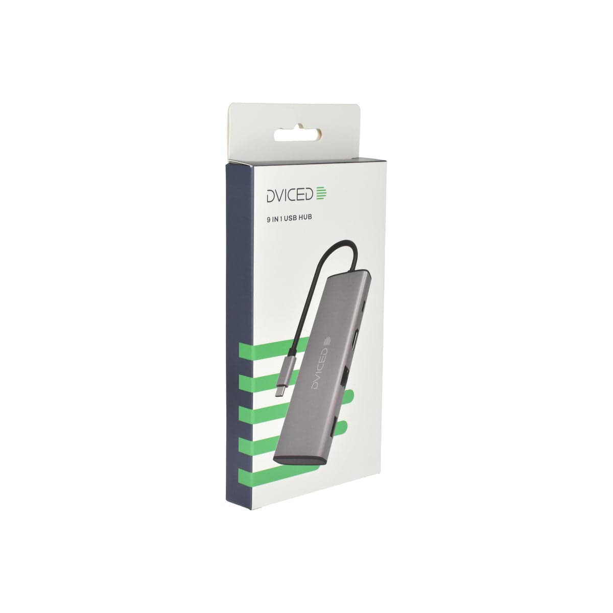 9v1 USB-C HUB Dviced - šedý - náhled 4