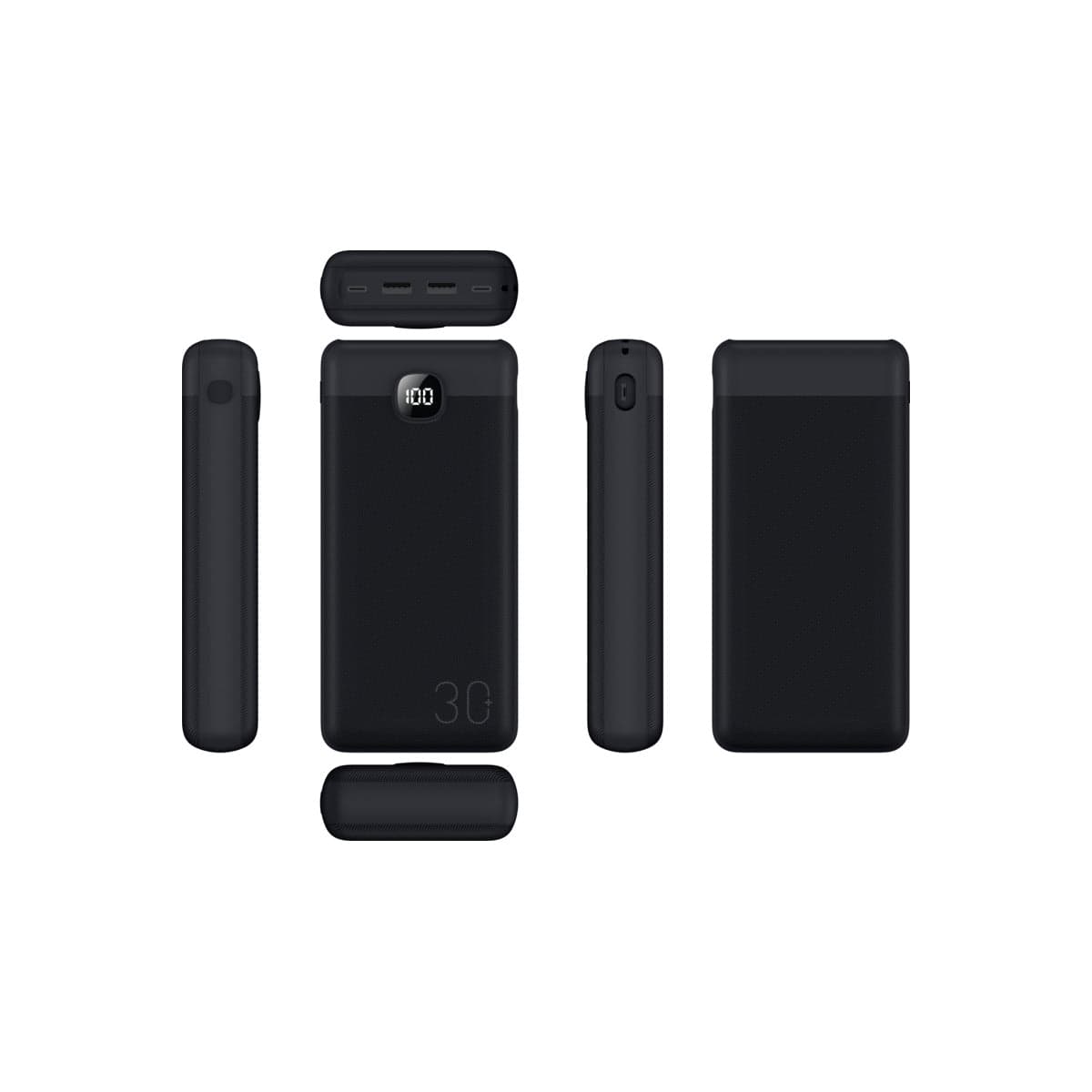 Powerbanka Dviced 30 000 mAh – černá - náhled 2