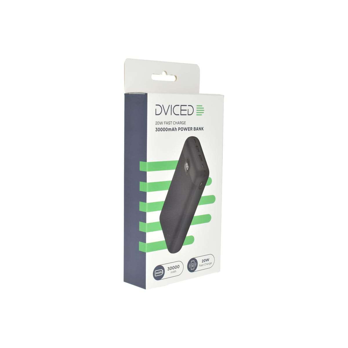 Powerbanka Dviced 30 000 mAh – černá - náhled 3