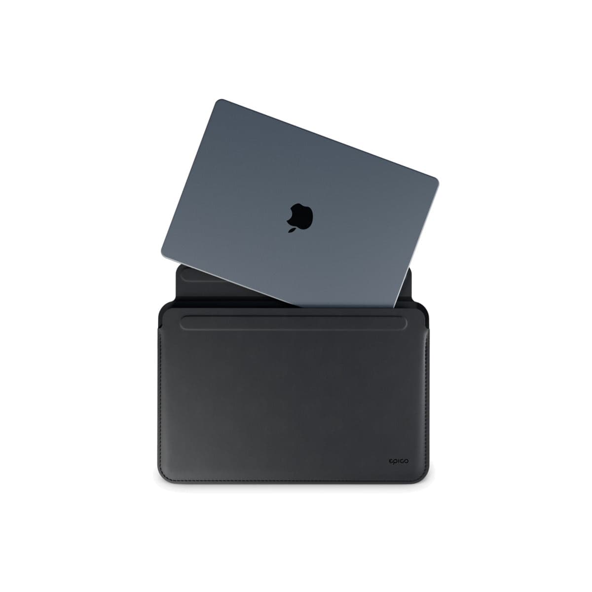 Kožený obal pro MacBook Pro 14" Epico - černý - náhled 3