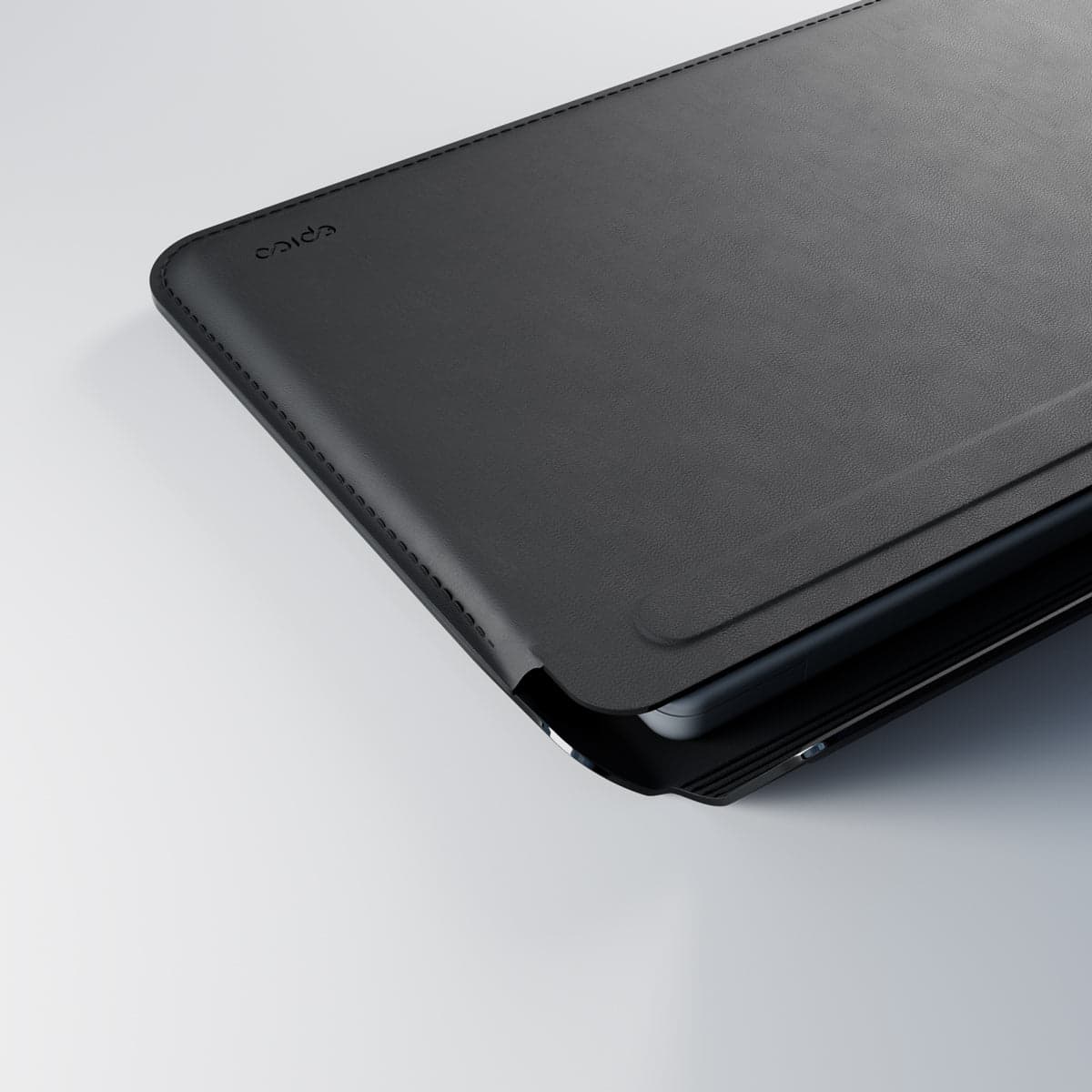Kožený obal pro MacBook Pro 14" Epico - černý - náhled 4