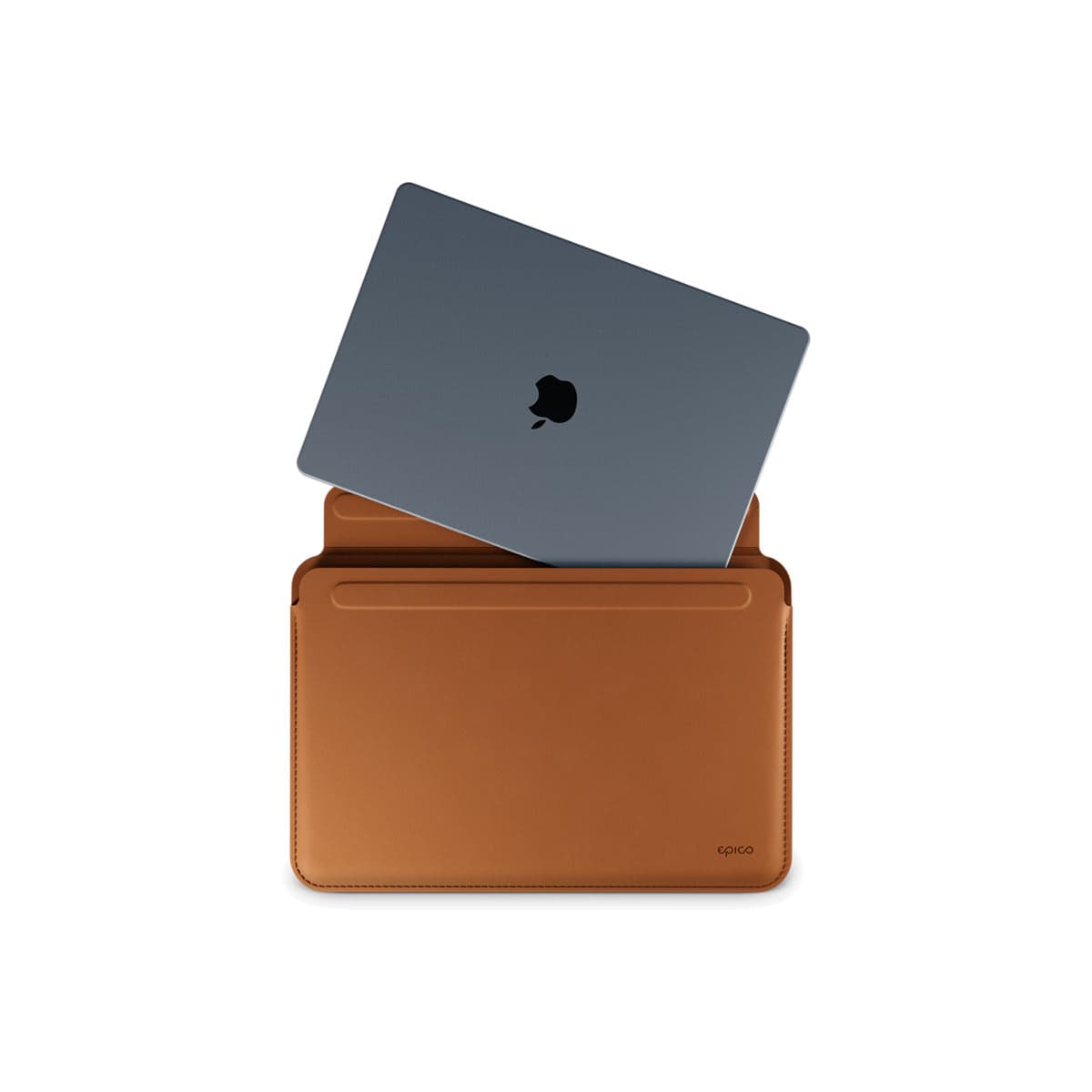 Kožený obal pro MacBook Air/Pro 13,3" Epico - hnědý - náhled 3