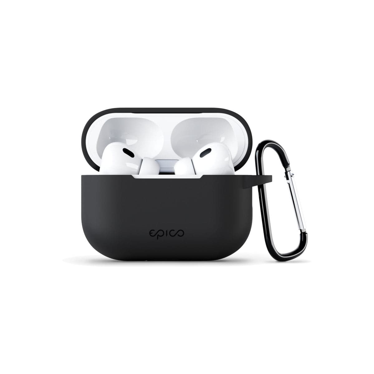 Silikonové outdoor pouzdro pro AirPods Pro 2. gen. Epico - černé - náhled 1