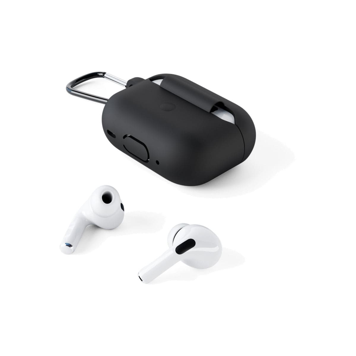 Silikonové outdoor pouzdro pro AirPods Pro 2. gen. Epico - černé - náhled 3