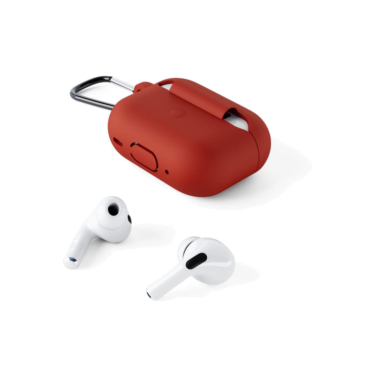 Silikonové outdoor pouzdro pro AirPods Pro 2. gen Epico - červené - náhled 3