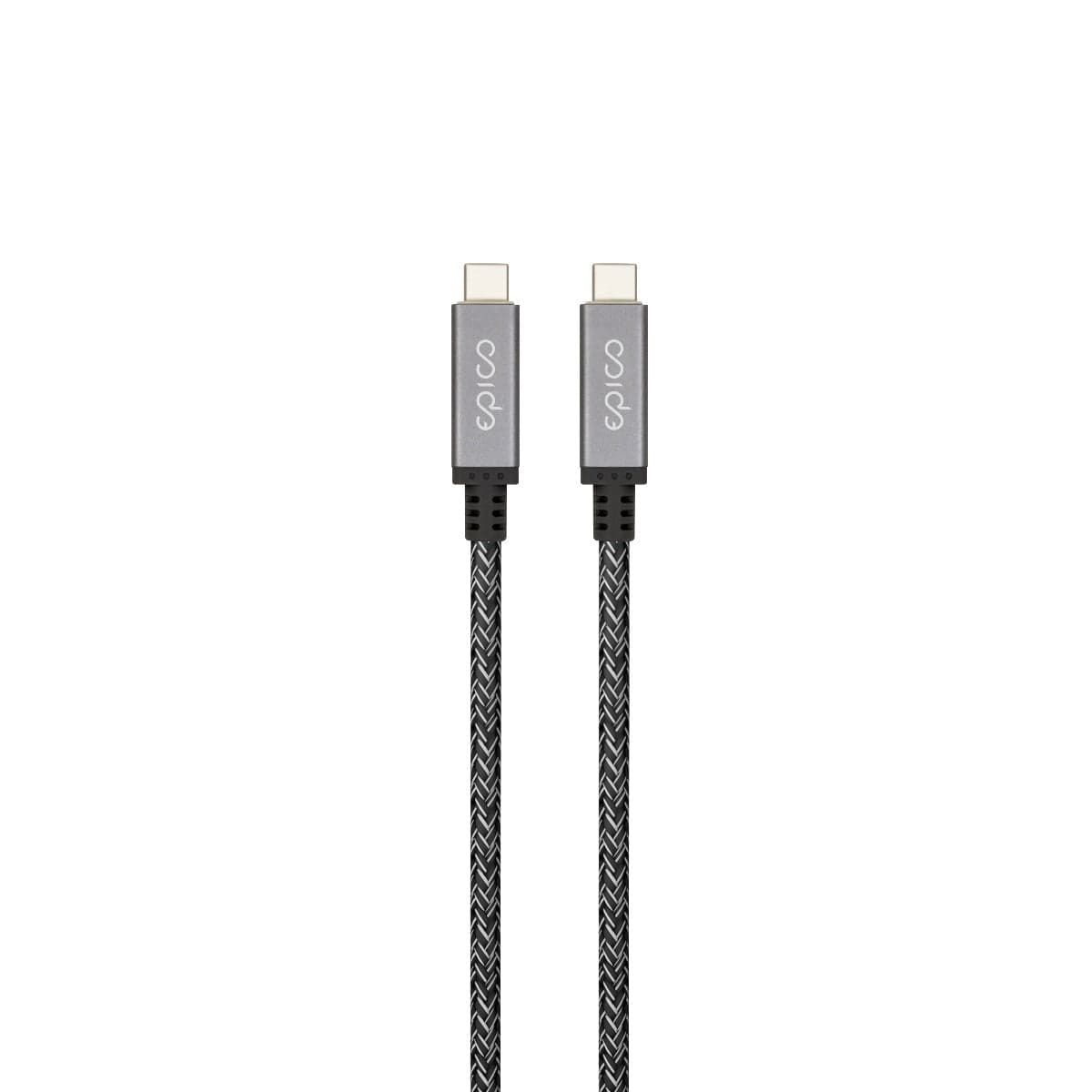 Thunderbolt 4 opletený kabel Epico 1,5 m - vesmírně šedý