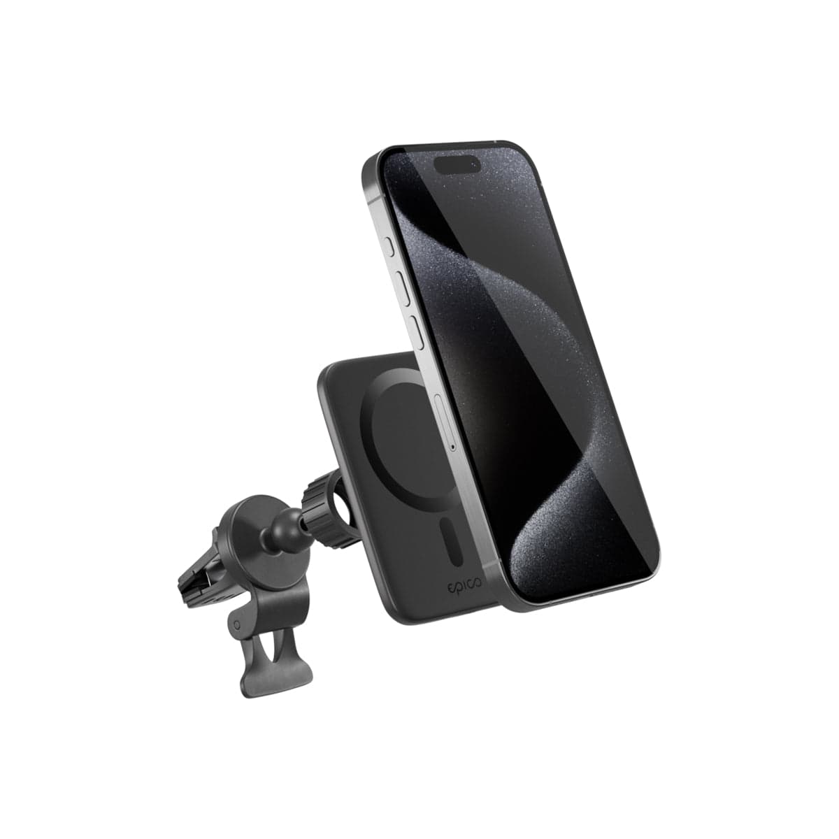 Ultra tenká bezdrátová autonabíječka Epico Qi2 Mag+ - černá