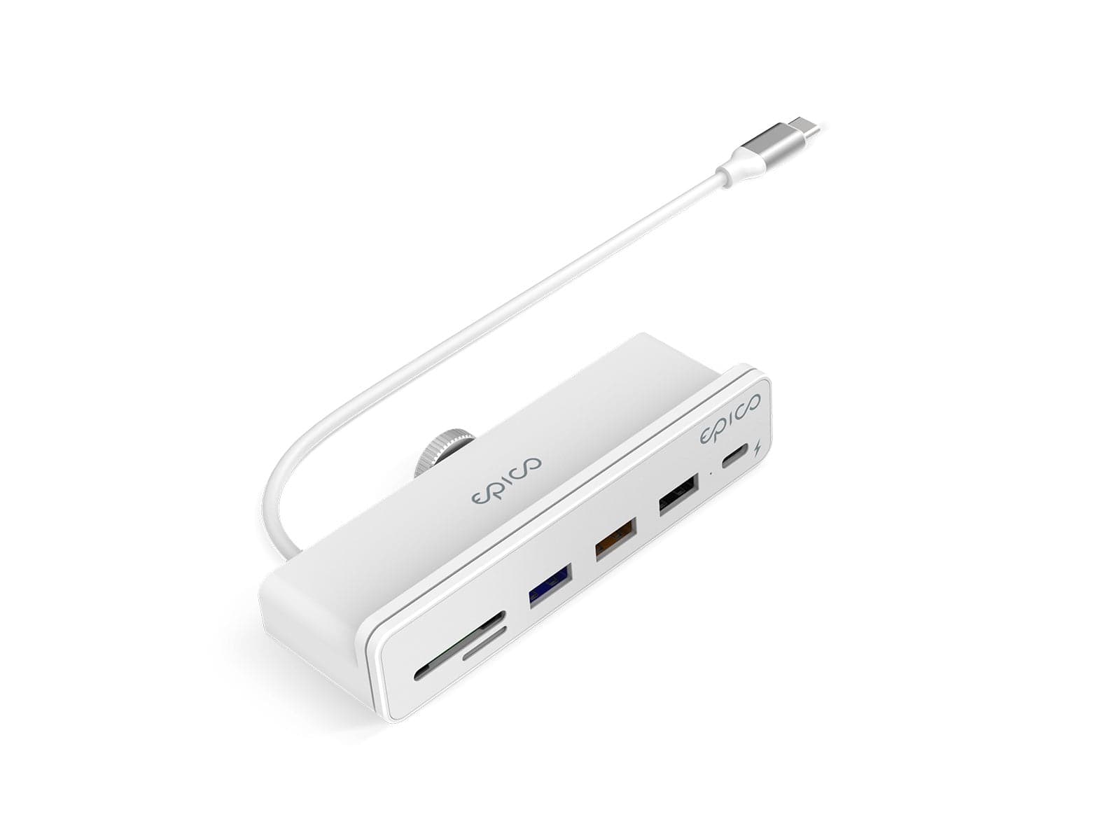USB-C Hub 7v1 pro Apple iMac Epico - bílý