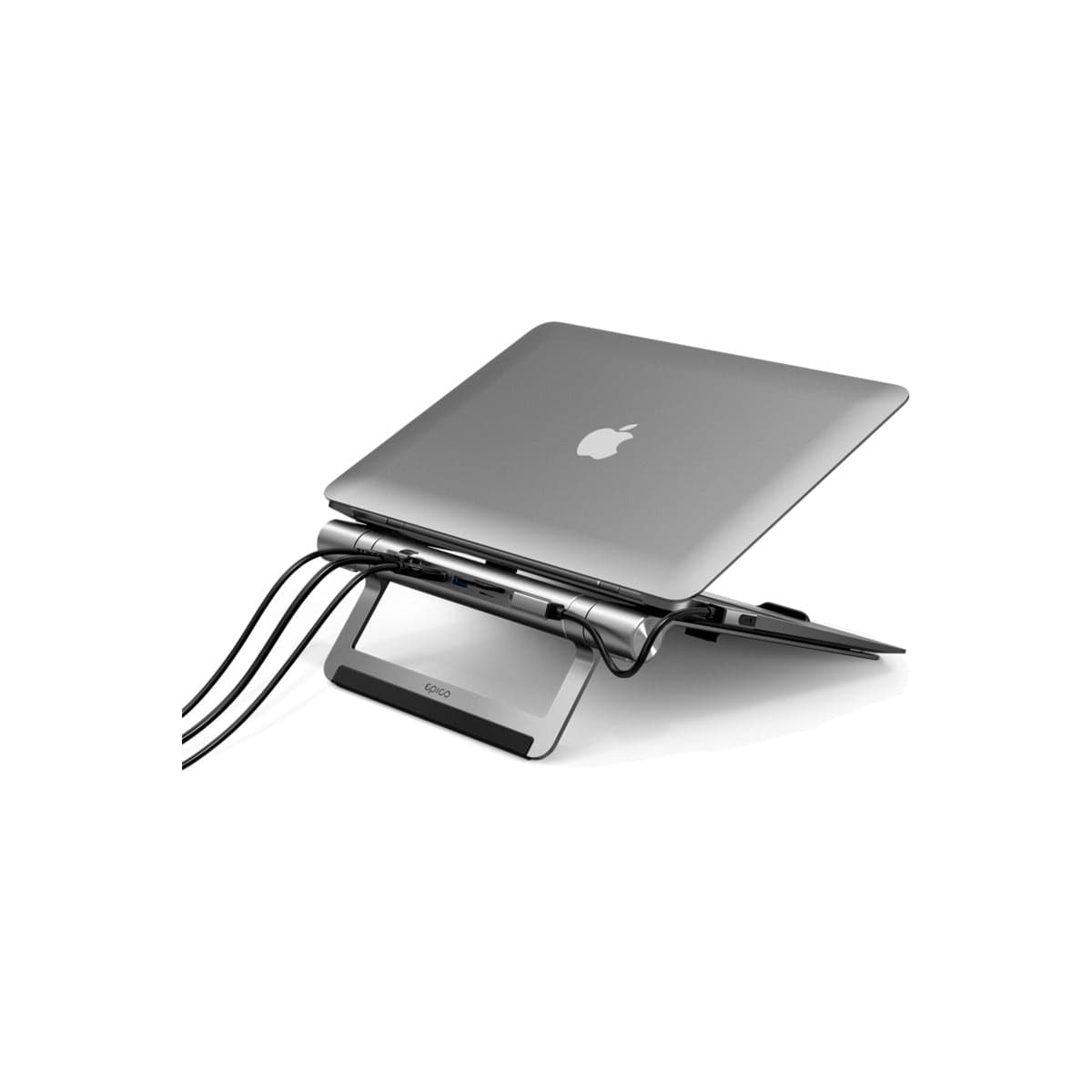 USB-C Hub Multiport 8v1 Epico - vesmírně šedý - náhled 3